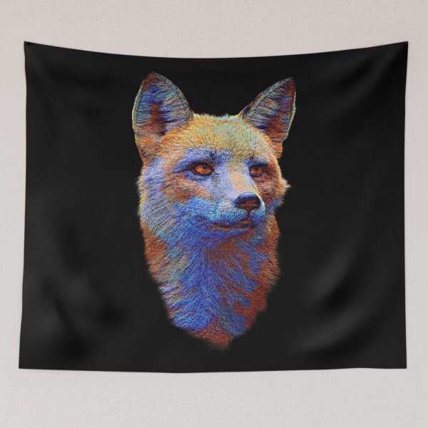 Item preview, Fox Portrait – Expressive Color Study designed and sold by Massimo Righi.