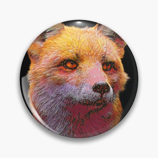 Item preview, Fox — Ember Gaze (Color Portrait) designed and sold by Massimo Righi.