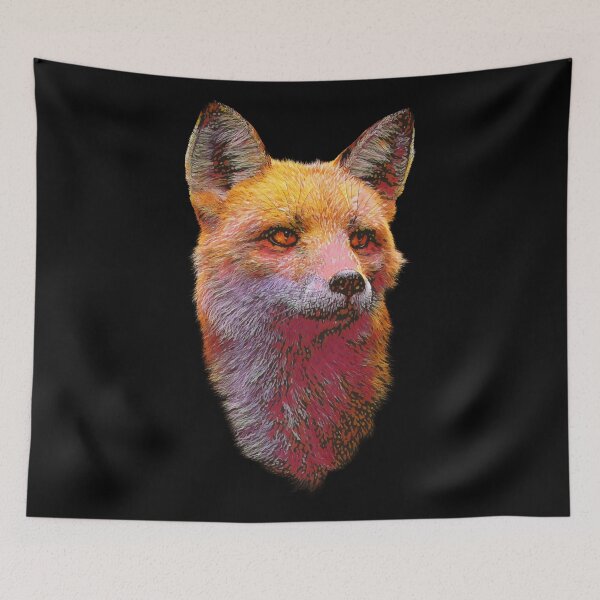Item preview, Fox — Ember Gaze (Color Portrait) designed and sold by Massimo Righi.