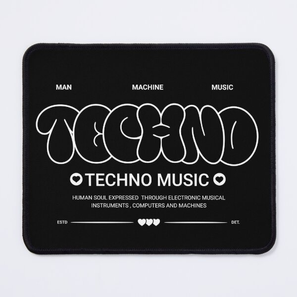 Item preview, TECHNO  - Street Tech Graffiti (white) designed and sold by Discothreadz.