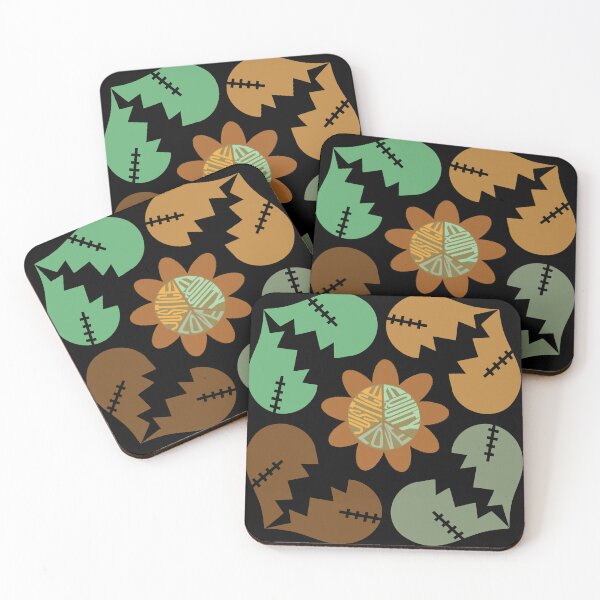 Item preview, Calls for Peace Squared Earth Tones on Black designed and sold by Digitalmyth's Designs.