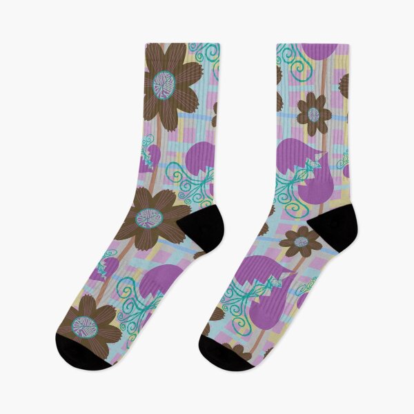 Item preview, Peace Love Justice Equity Flowers & Hearts on Pastel Plaid designed and sold by Digitalmyth's Designs.