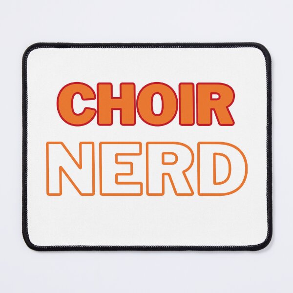 Artikelvorschau, Chor-Nerd (ORANGE & ROTER TEXT) entworfen und verkauft von EmmaDeanMusic.