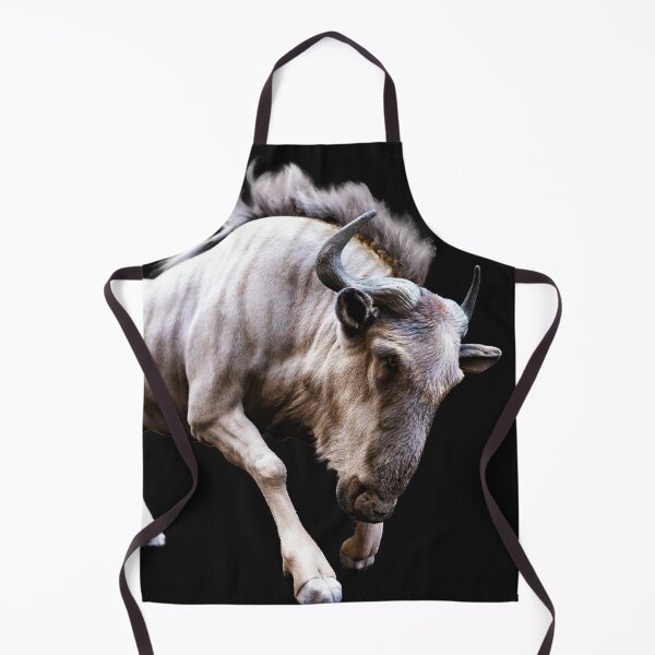 Item preview, Charging Wildebeest – Dynamic Wildlife Portrait designed and sold by Massimo Righi.