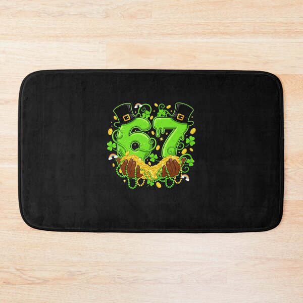Item preview, 67 Meme Shamrocks Six Seven Shamrocks 6-7 St Patrick_s Day  designed and sold by Happycapyco.