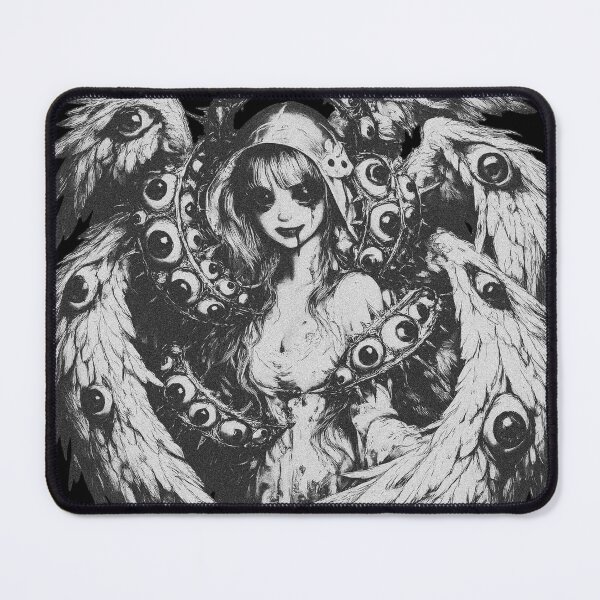 Item preview, Biblically Accurate Angel Anime Girl Gray designed and sold by AntiFormApparel.