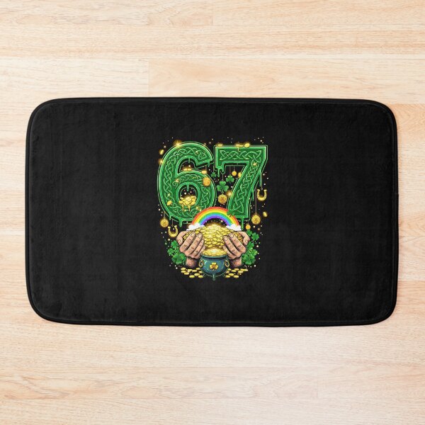Item preview, 67 Meme Shamrocks Six Seven Shamrocks 6-7 St Patrick_s Day  designed and sold by Happycapyco.