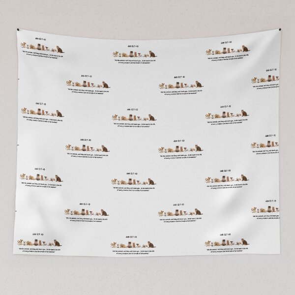 Item preview, Job 12:7-10 designed and sold by NDMDesignStudio.