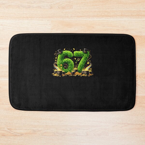 Item preview, 67 Meme Shamrocks Six Seven Shamrocks 6-7 St Patrick_s Day  designed and sold by Happycapyco.