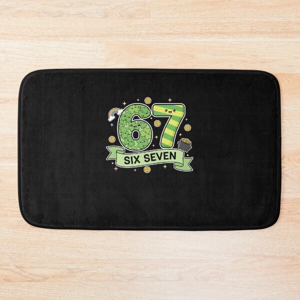 Item preview, 67 Meme Shamrocks Six Seven Shamrocks 6-7 St Patrick_s Day designed and sold by Happycapyco.