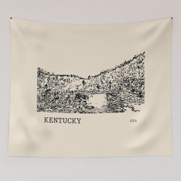 Artikelvorschau, Kentucky USA entworfen und verkauft von Lakeric Cityscapes.
