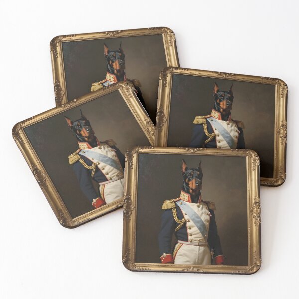 Item preview, Royal Doberman Imperial Commander designed and sold by Pawtriots Gallery.