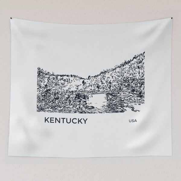 Artikelvorschau, Kentucky USA entworfen und verkauft von Lakeric Cityscapes.