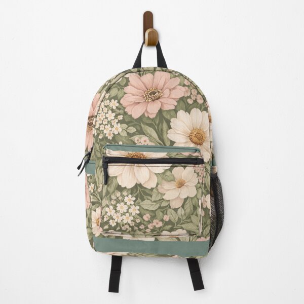 Item preview, Sage Green Floral Pattern – Boho Botanical Seamless Design designed and sold by ZEYCAT.