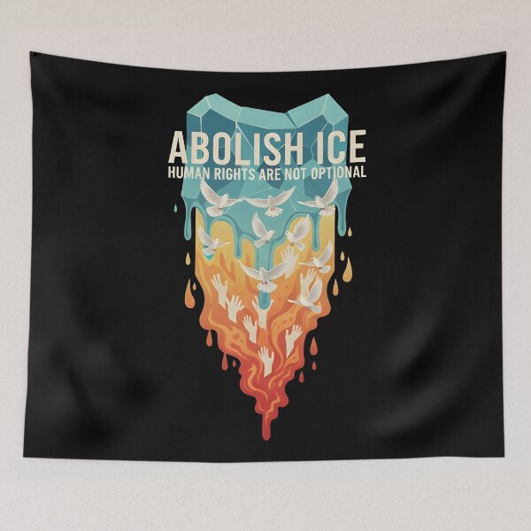 Item preview, Abolish ICE Human Rights Are Not Optional designed and sold by Uglyandcute.