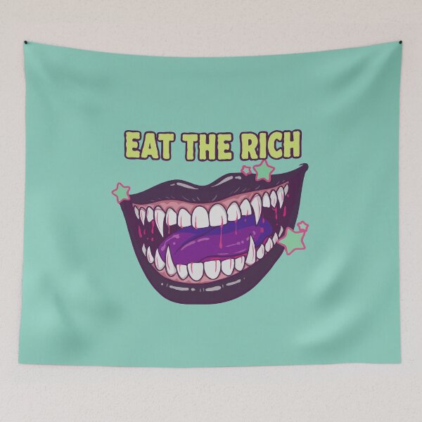 Item preview, Lips of Chaos Eat The Rich designed and sold by Gkinoki.