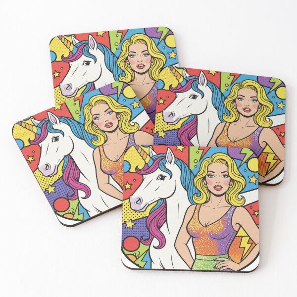 Item preview, Beautiful girl with a unicorn designed and sold by PP&RAINBOW SHOP.