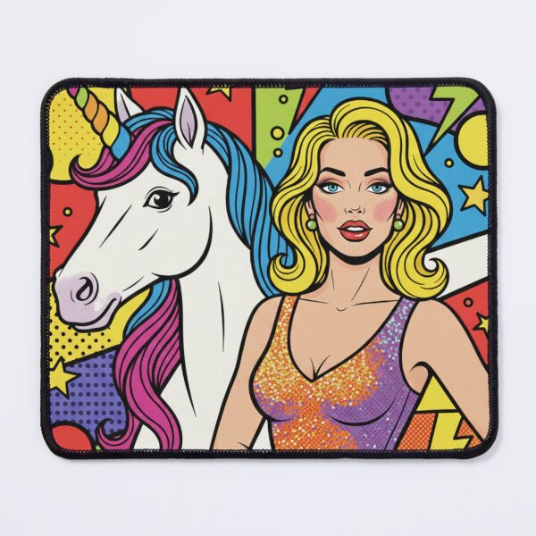 Item preview, Beautiful girl with a unicorn designed and sold by PP&RAINBOW SHOP.