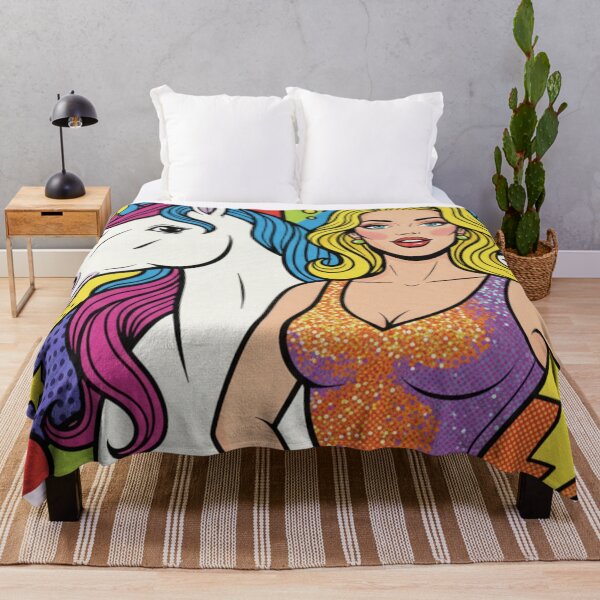 Item preview, Beautiful girl with a unicorn designed and sold by PP&RAINBOW SHOP.