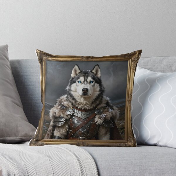 Item preview, Viking Warlord Siberian Husky designed and sold by Pawtriots Gallery.