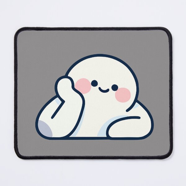 Item preview, Cute Daydreaming Blob Character - Pastel Kawaii Aesthetic designed and sold by romyca creation_22.