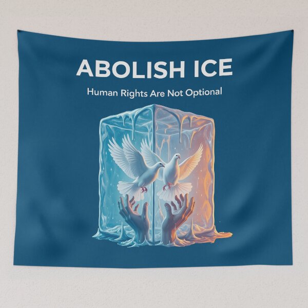 Item preview, Abolish ICE Human Rights Are Not Optional designed and sold by Uglyandcute.
