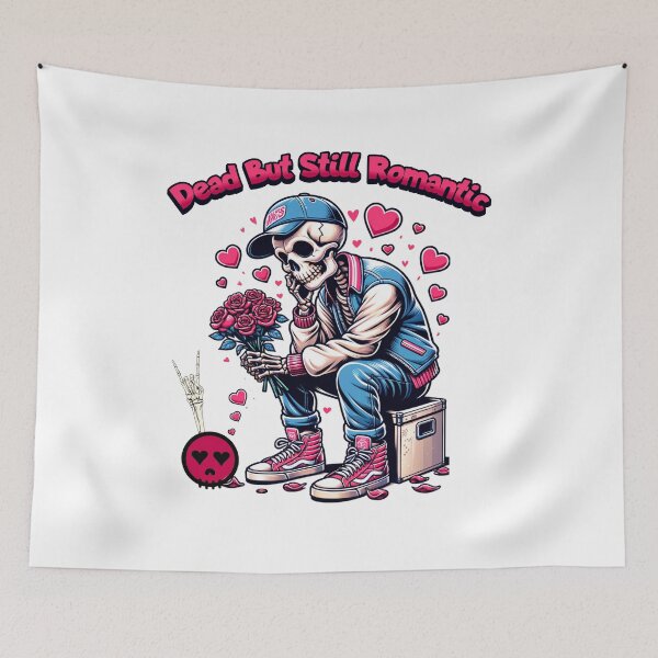 Item preview, Dead But Still Romantic Skeleton Valentine’s Day Graphic  designed and sold by Teeshart.