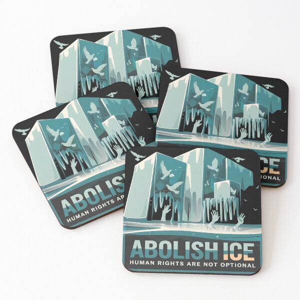 Item preview,  Abolish ICE Human Rights Are Not Optional designed and sold by Uglyandcute.