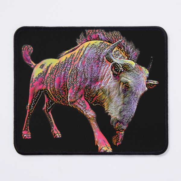Item preview, Painted Strength – Wildebeest designed and sold by Massimo Righi.