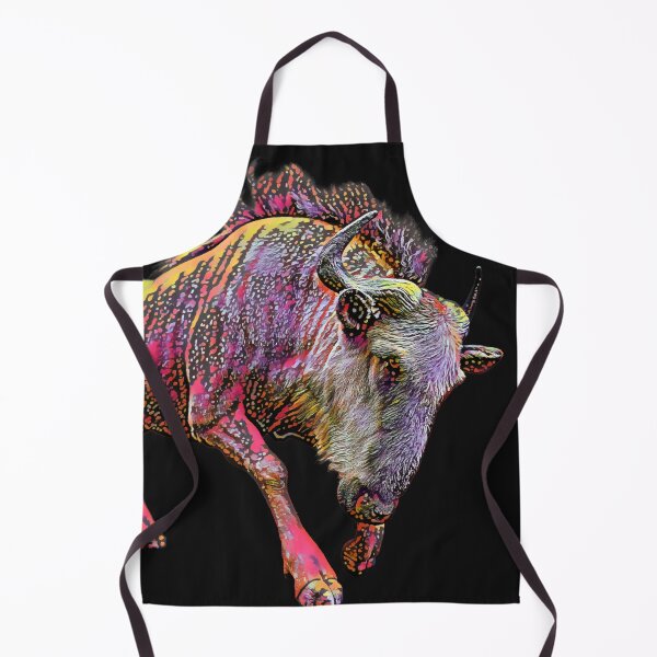 Item preview, Painted Strength – Wildebeest designed and sold by Massimo Righi.
