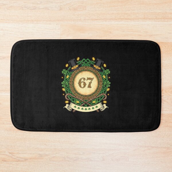 Item preview, 67 Meme Shamrocks Six Seven Shamrocks 6-7 St Patrick_s Day designed and sold by Happycapyco.