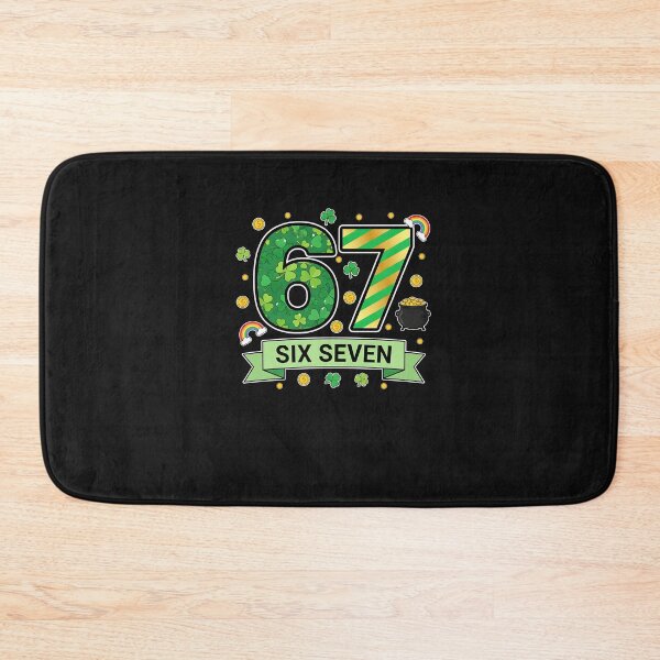 Item preview, 67 Meme Shamrocks Six Seven Shamrocks 6-7 St Patrick_s Day designed and sold by Happycapyco.