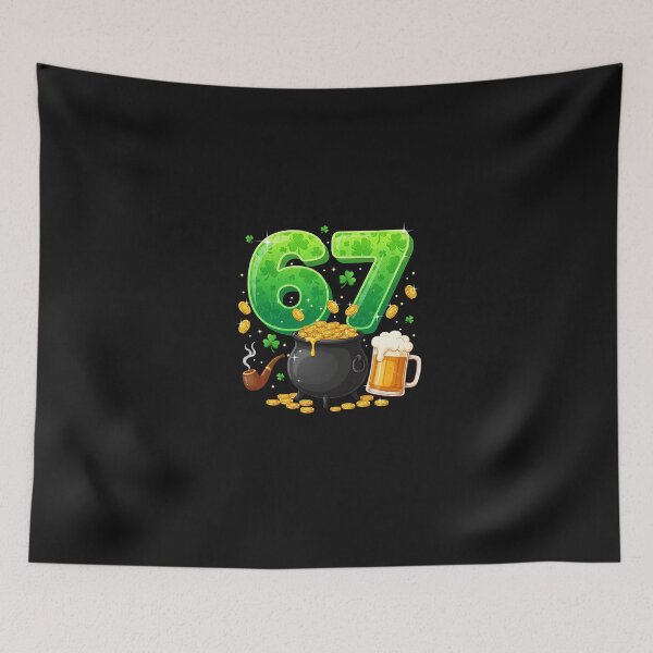 Item preview, 67 Meme Shamrocks Six Seven Shamrocks 6-7 St Patrick_S Day designed and sold by Happycapyco.