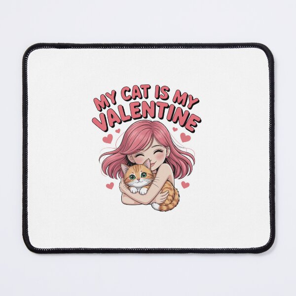 Item preview, My Cat Is My Valentine - Anime Design designed and sold by Peter Stawicki.
