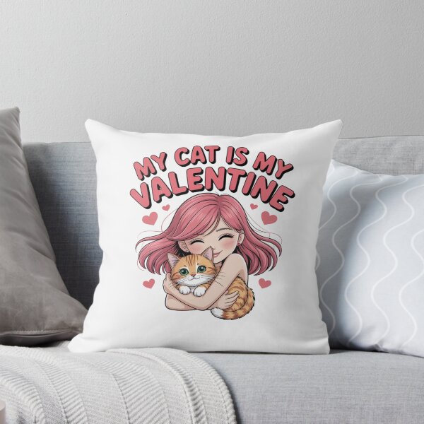 Item preview, My Cat Is My Valentine - Anime Design designed and sold by Peter Stawicki.