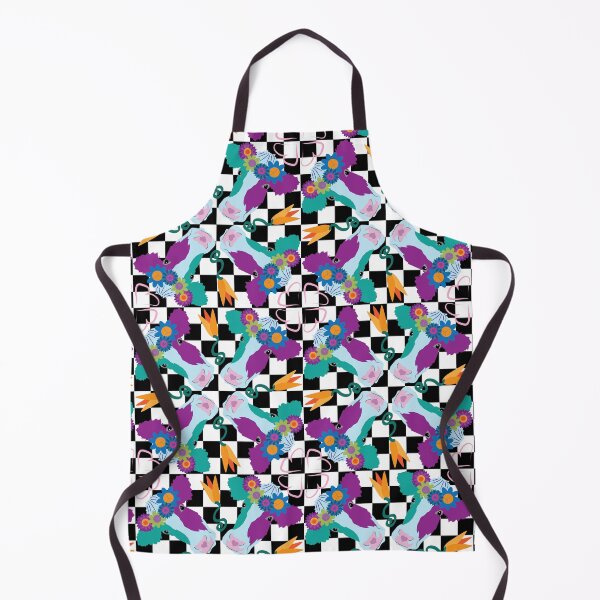 Item preview, Happy Holsteins Purple & Teal on Black Checkered designed and sold by Digitalmyth's Designs.