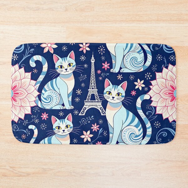 Item preview, Parisian Cats Background designed and sold by Sharon Schwalbe.