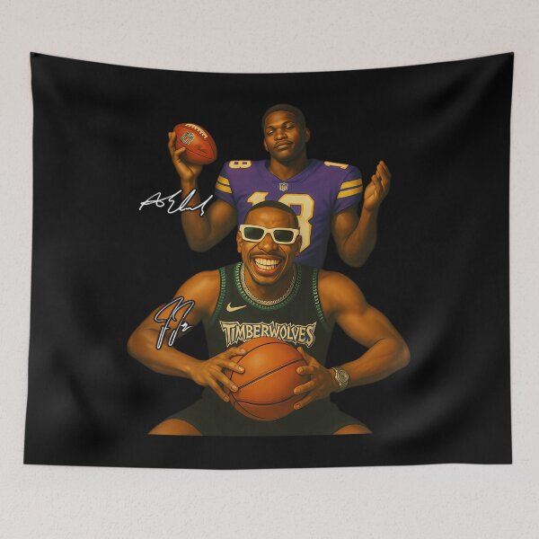 Item preview, Anthony Edwards And Justin Jefferson Minnesota designed and sold by Gringo1324.