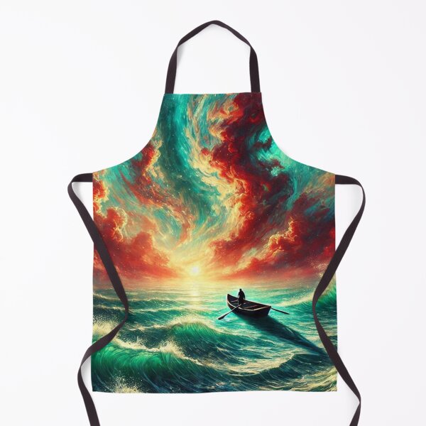 Item preview, Solitary Boat Beneath a Turbulent Sky designed and sold by Luvahawb.