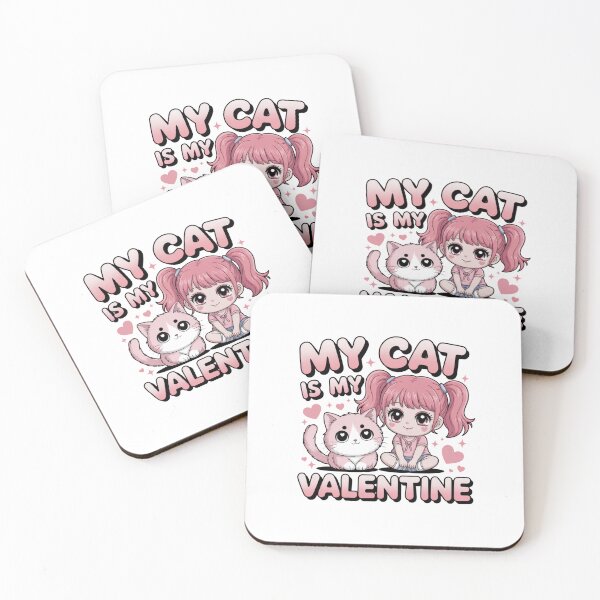 Item preview, My Cat Is My Valentine - Side By Side Design designed and sold by Peter Stawicki.