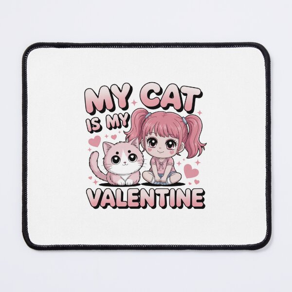 Item preview, My Cat Is My Valentine - Side By Side Design designed and sold by Peter Stawicki.