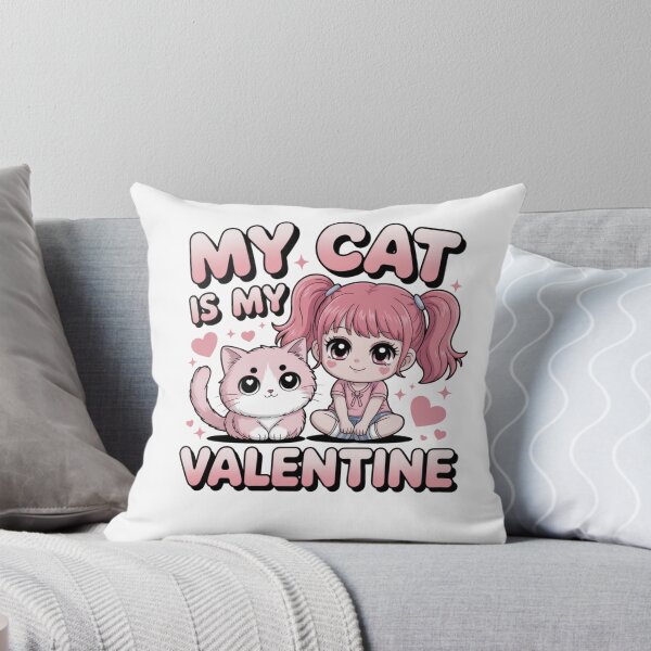 Item preview, My Cat Is My Valentine - Side By Side Design designed and sold by Peter Stawicki.