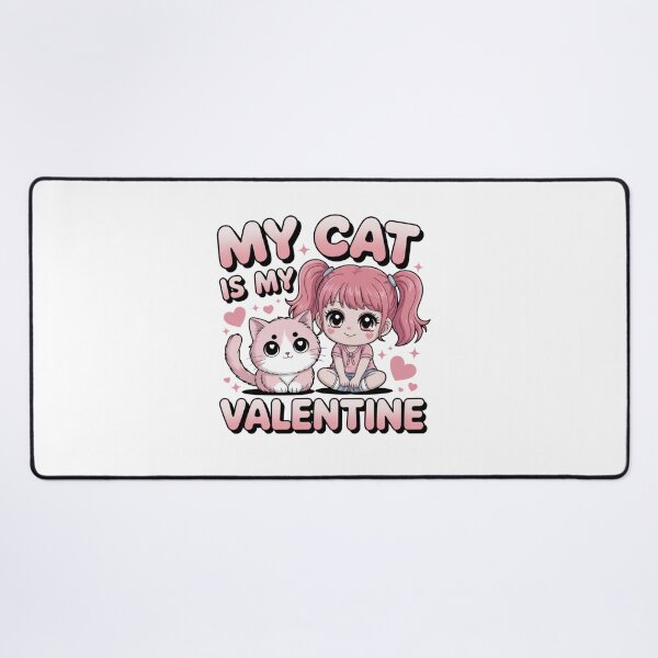 Item preview, My Cat Is My Valentine - Side By Side Design designed and sold by Peter Stawicki.