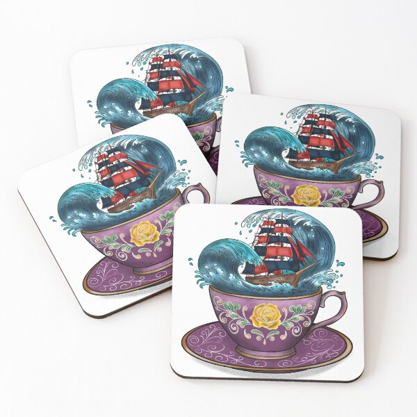 Item preview, Sea in a Cup designed and sold by Ink & Kind Studio.