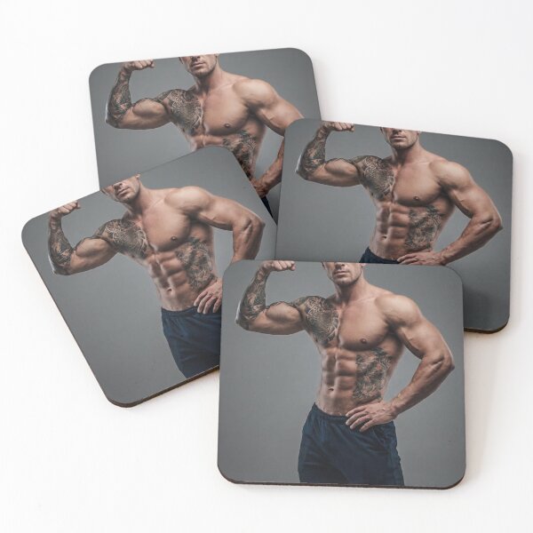 Item preview, John: Muscular Tattoed Man Portrait Two designed and sold by Atlas Kai.
