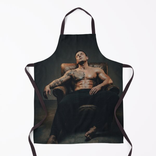 Item preview, John: Muscular Man Sitting in Leather Chair designed and sold by Atlas Kai.