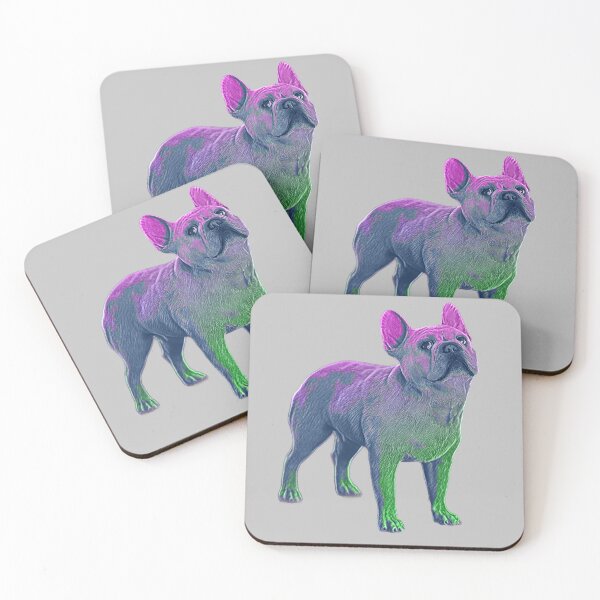 Item preview, Neon Gaze – French Bulldog (Color Variant) designed and sold by Massimo Righi.