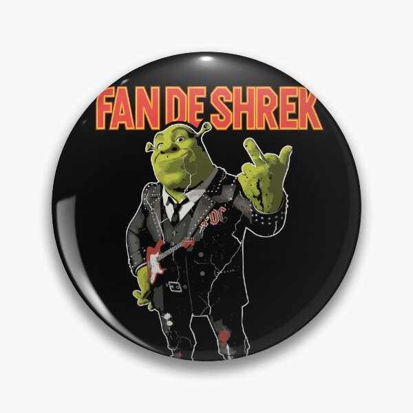 Item preview, Shrek Rocker Fan Thunderstruck Retro Style designed and sold by moosesclub.