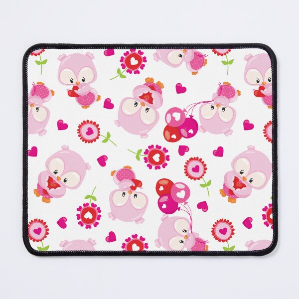 Item preview, Cute Valentine Owl Pattern iPhone Case – Pink Kawaii Love Owls and Hearts Design designed and sold by FestivityFinds.