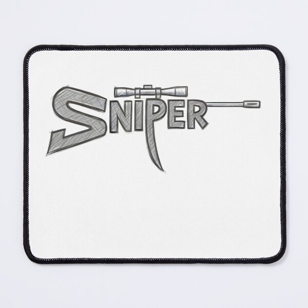 Item preview, Sniper Word Art – Tactical Rifle Scope Design for Gamers & Military Fans designed and sold by Psycho-Crazy.